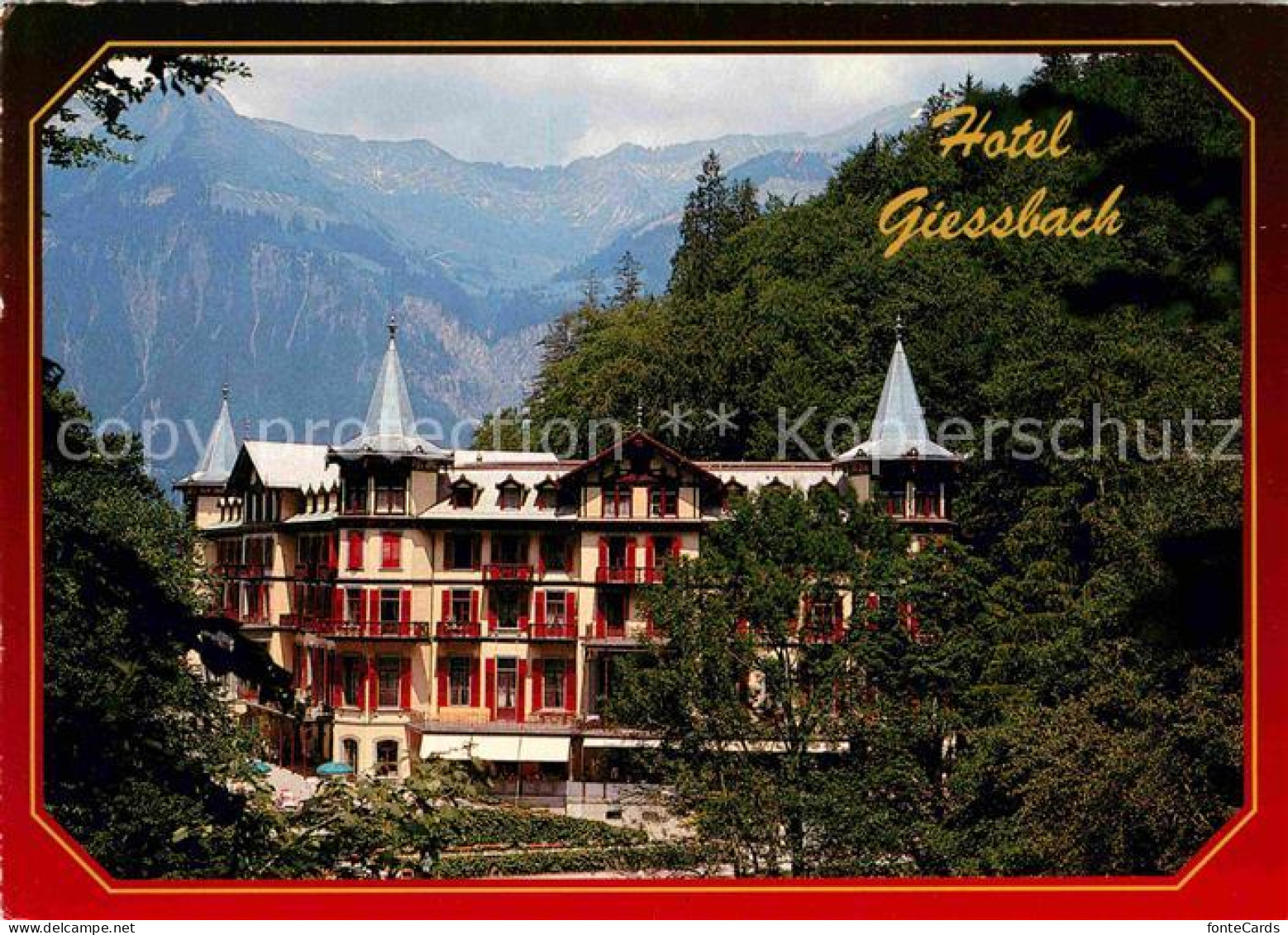 12678392 Brienz BE Hotel Giessbach Am Brienzer See Brienz BE - Autres & Non Classés