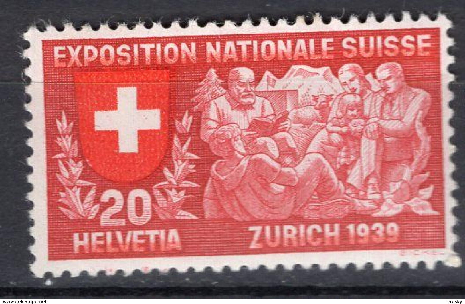 T3329 - SUISSE SWITZERLAND Yv N°321 * - Ongebruikt