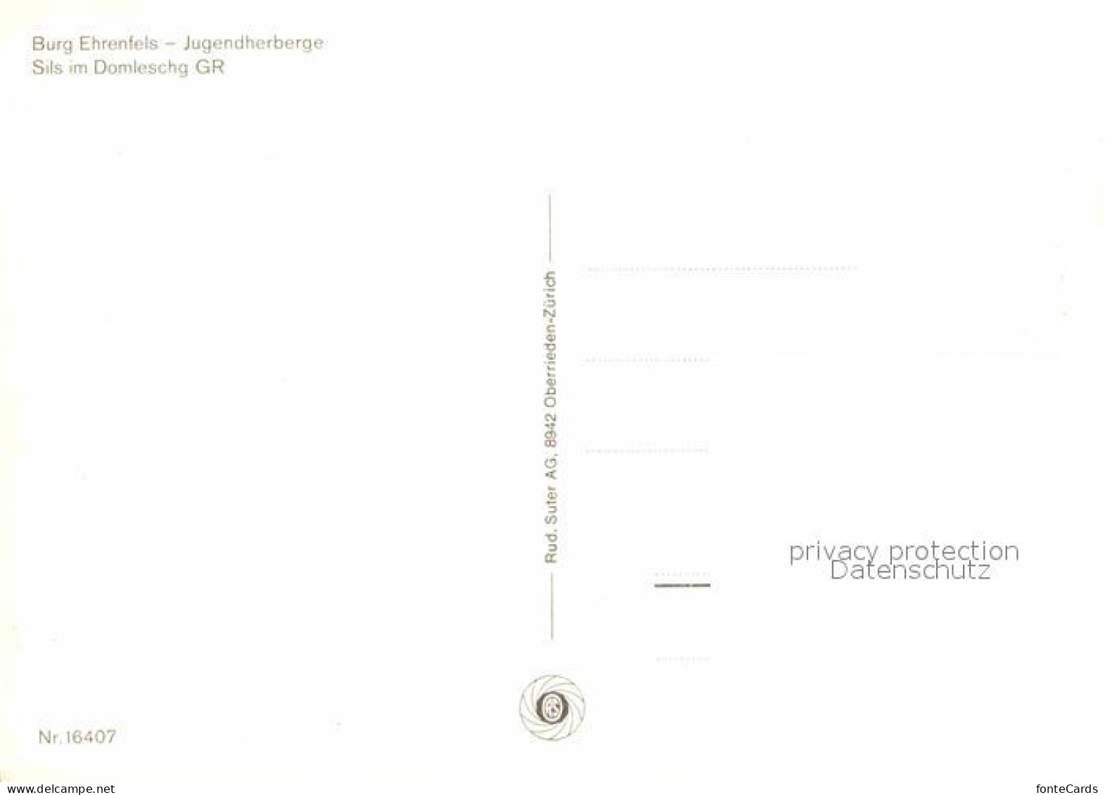 12678381 Sils Domleschg Burg Ehrenfels Jugendherberge Sils Domleschg - Other & Unclassified