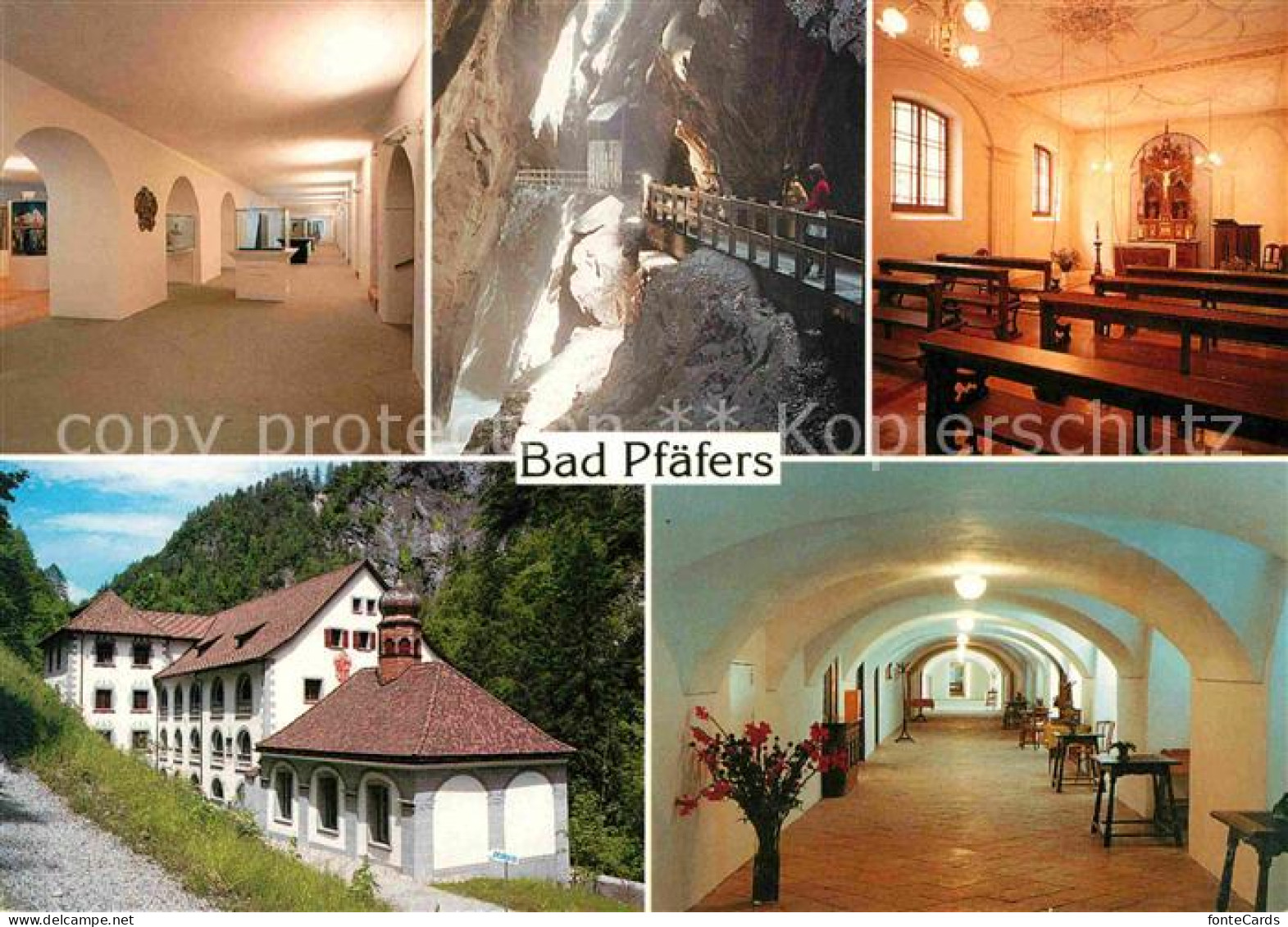 12678134 Bad Ragaz Restaurant Bad Paefers Museum Taminaschlucht Kapelle Altes Ba - Other & Unclassified