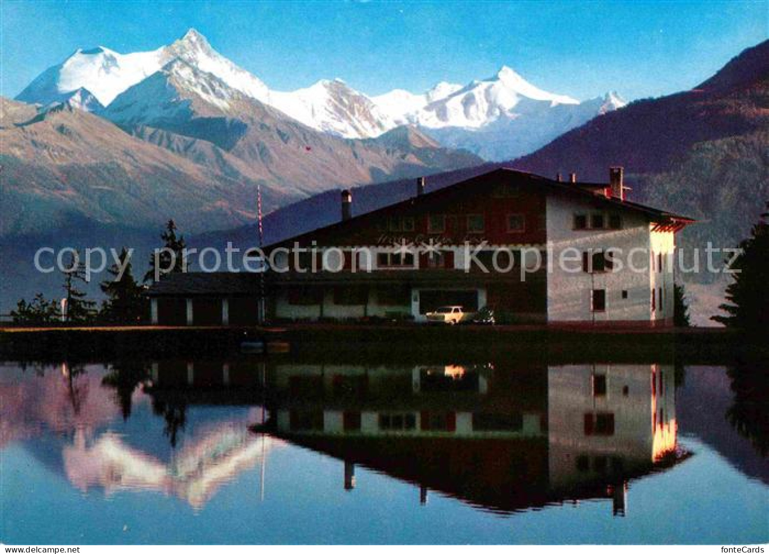 12678080 Montana VS Le Lac De Grenon Avec Weisshorn Et Zinal Rothorn Montana - Andere & Zonder Classificatie