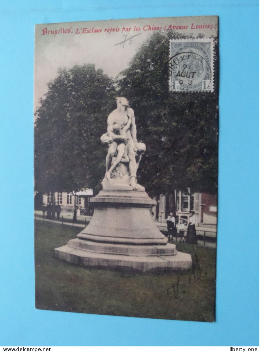 L'Esclave Repris Par Les Chiens Avenue Louise > Bruxelles ( Edit.: ? ) Anno 19?? ( Zie / Voir Scans ) ! - Monuments