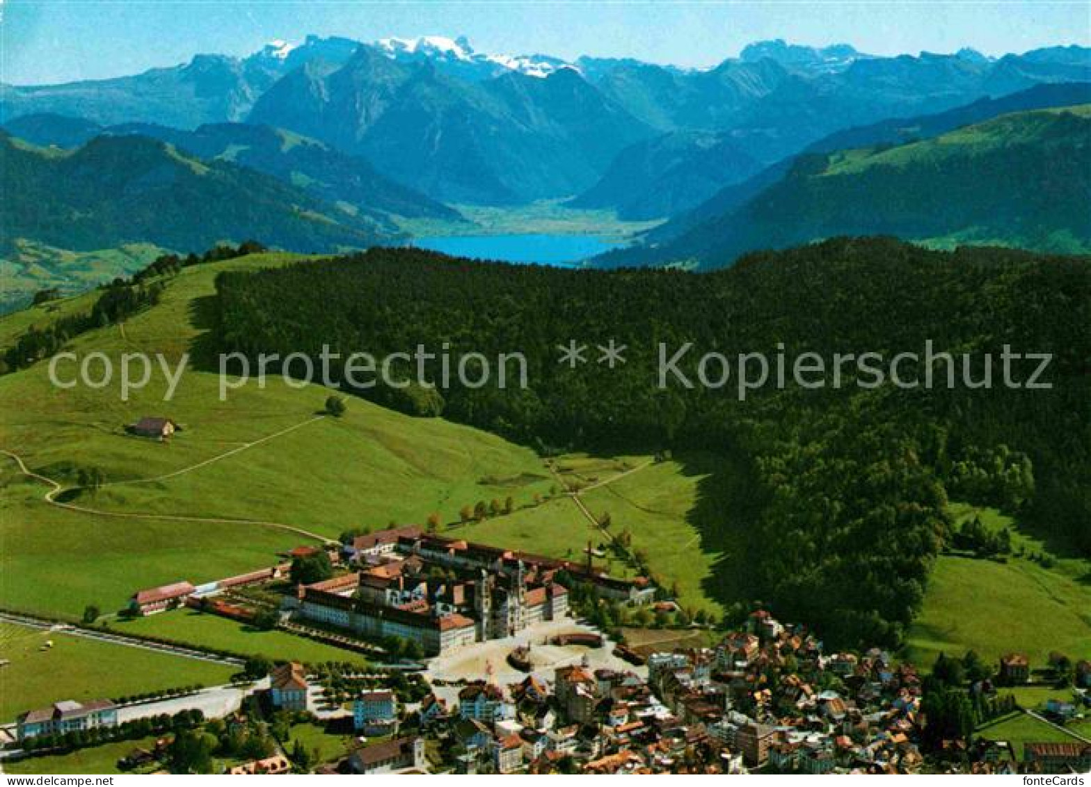 12678070 Einsiedeln SZ Fliegeraufnahme Einsiedeln - Sonstige & Ohne Zuordnung