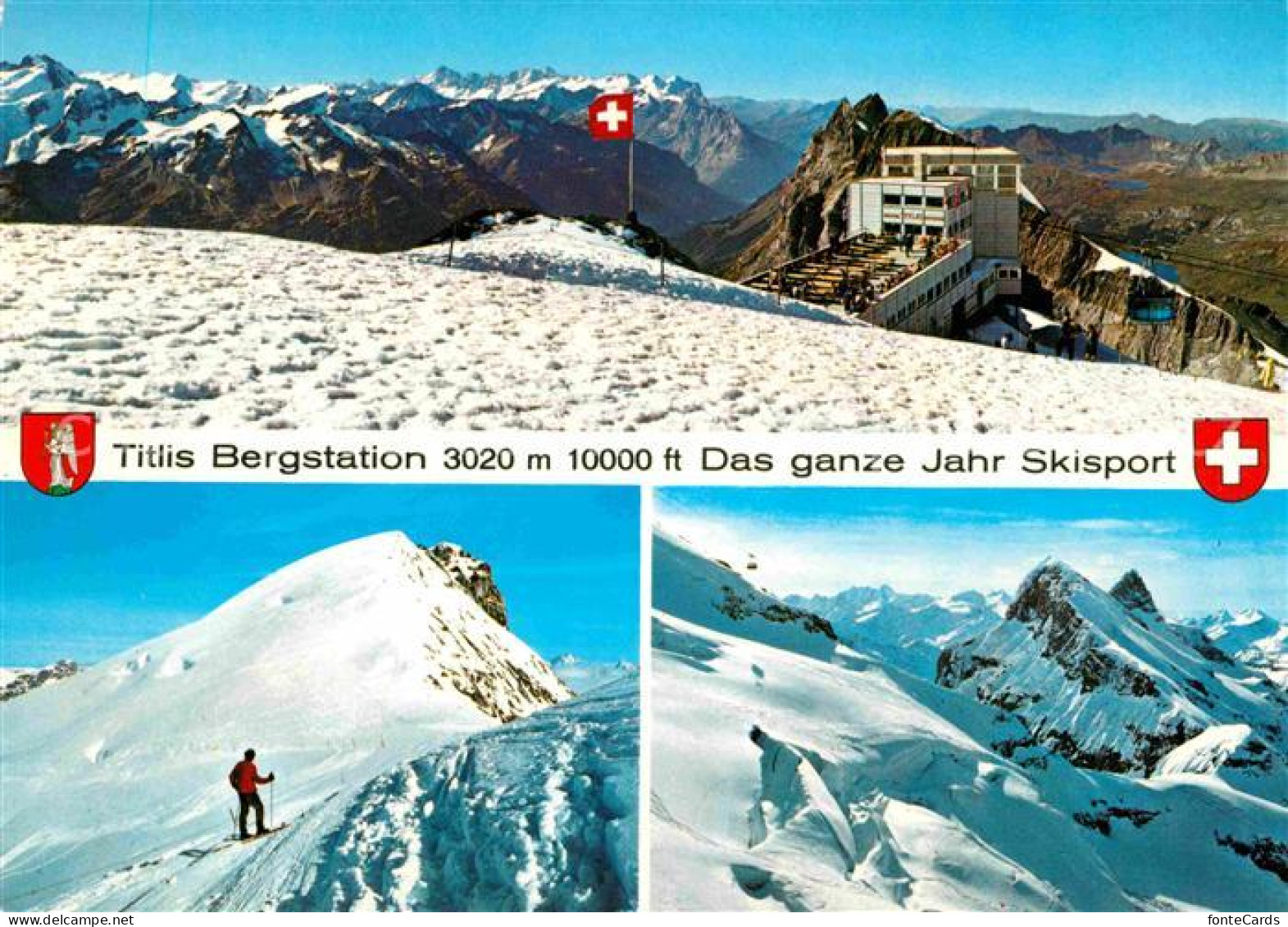 12678053 Titlis Engelberg Bergstation Gipfelblick Titlis Engelberg - Other & Unclassified