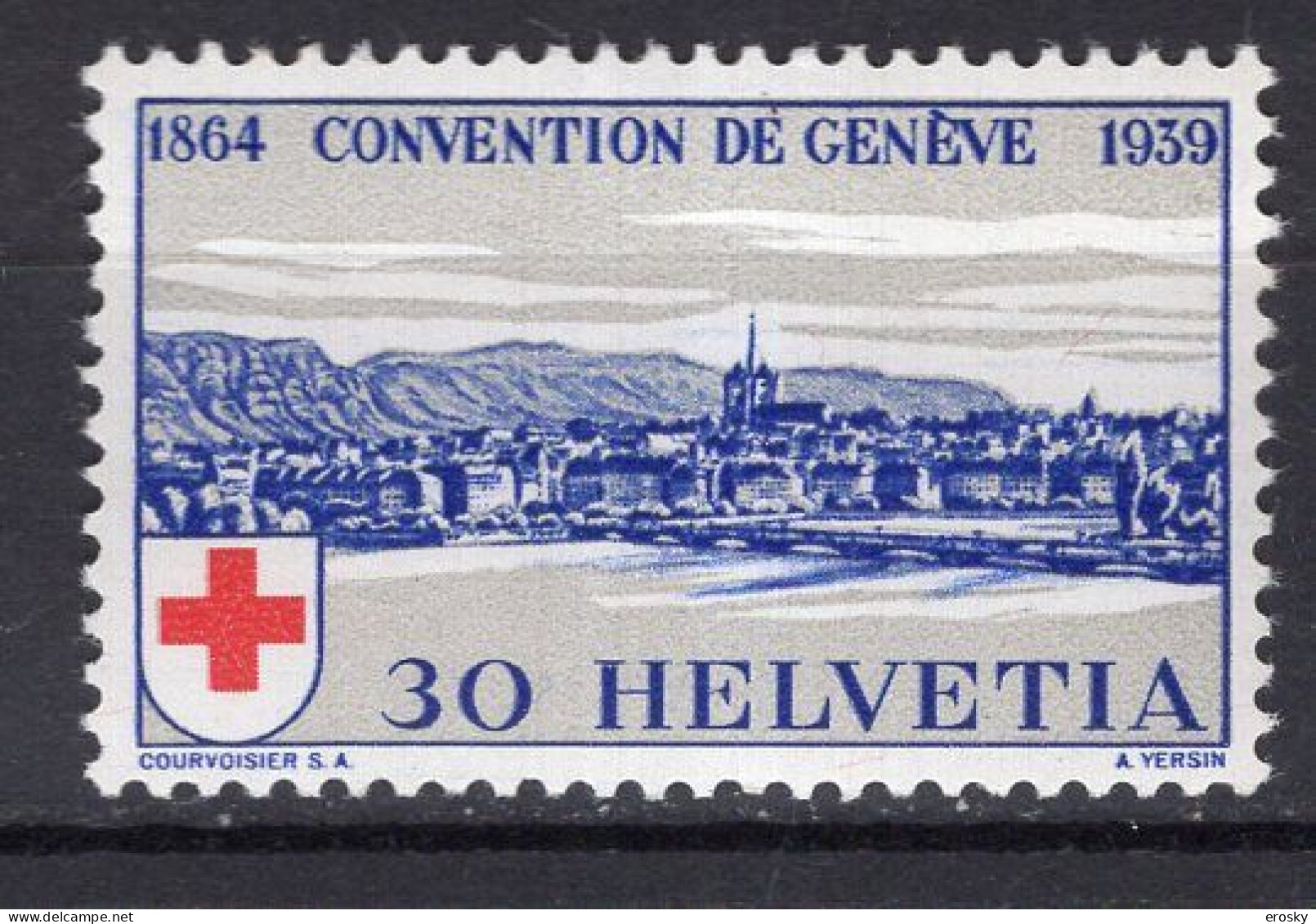 T3334 - SUISSE SWITZERLAND Yv N°343 * Croix Rouge - Neufs