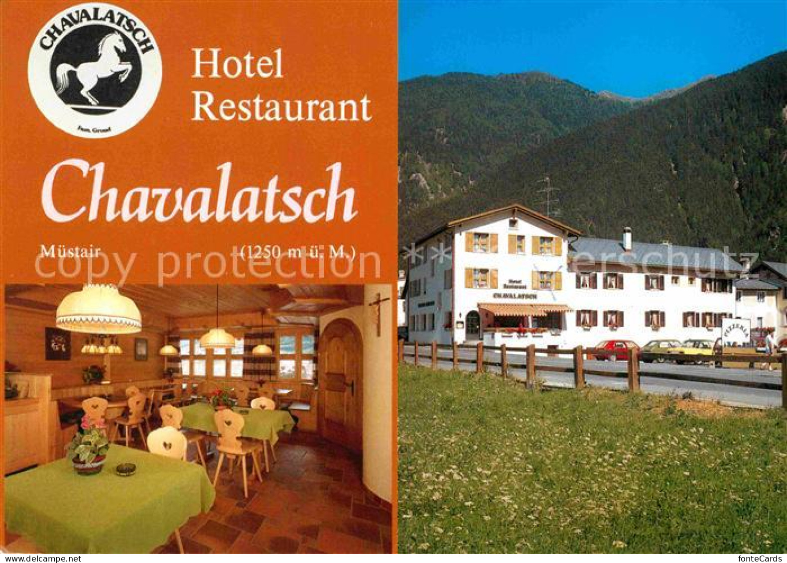 12678043 Muestair Hotel Restaurant Chavalatsch Gaststube Muestair - Other & Unclassified