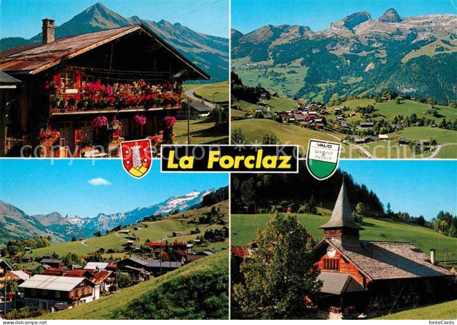 12678041 La Forclaz Aigle Berggasthaus Panorama Motive La Forclaz Aigle - Other & Unclassified