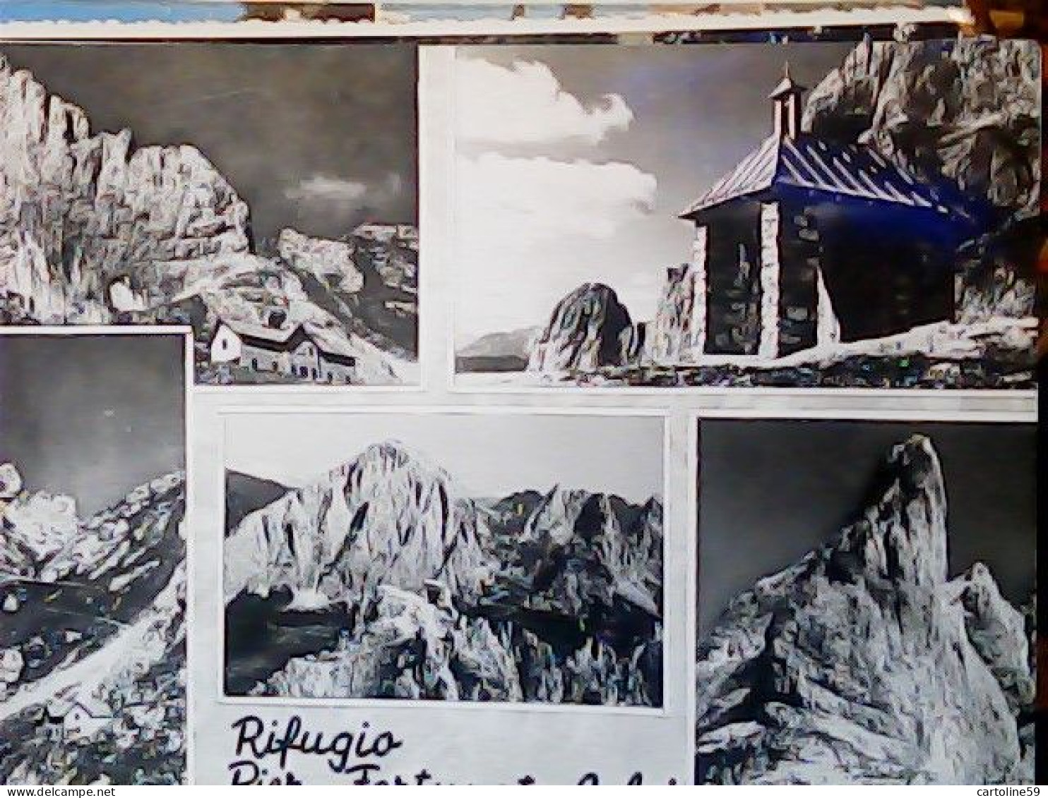 SAPPADA BELLUNO RIFUGIO CALVI VB1957 JV6319 - Belluno