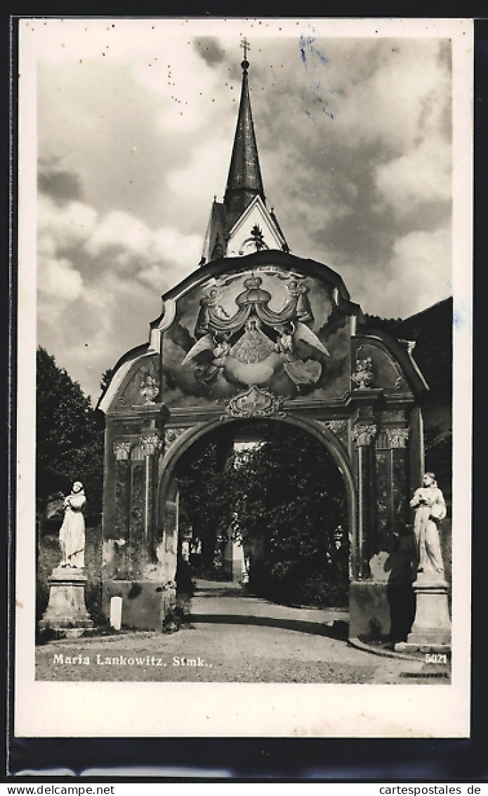 AK Maria Lankowitz /Stmk., Kirche Mit Tor  - Sonstige & Ohne Zuordnung