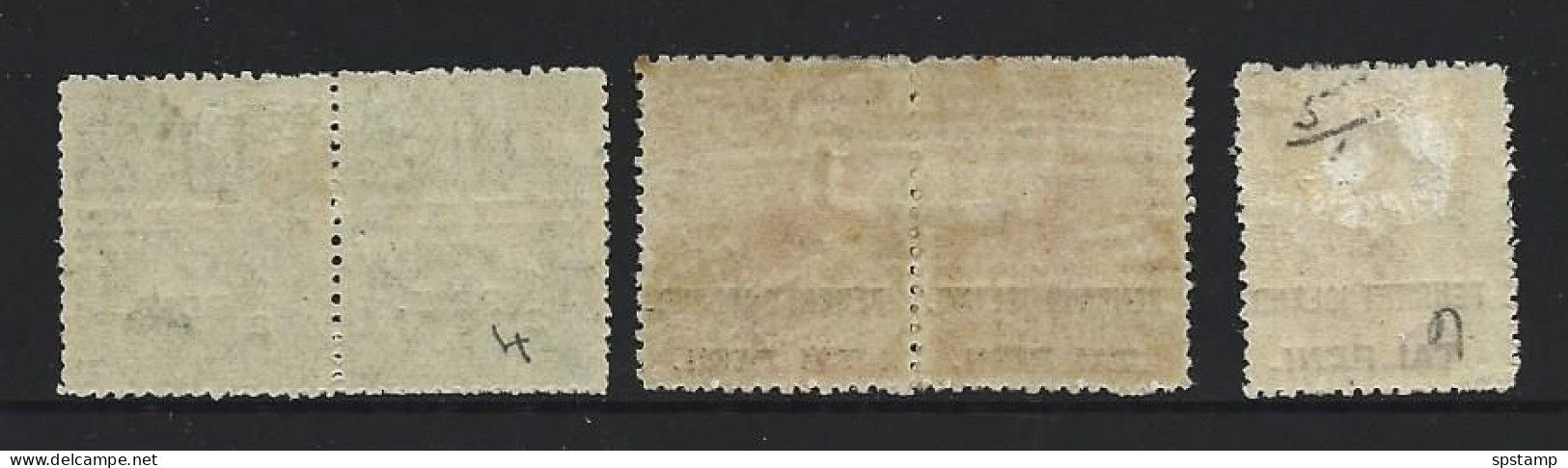 Penrhyn Island 1902 Overprints On NZ 1/2d Pair , 1d Pair , 1d Pale Carmine Single FM - Penrhyn