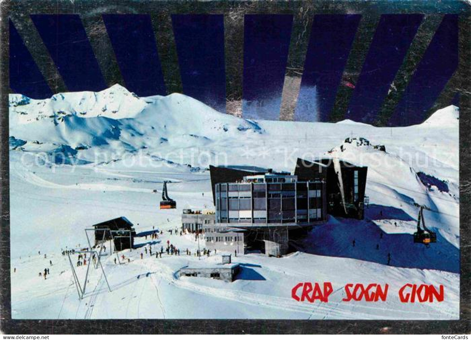 12677314 Crap Sogn Gion Seilbahn Weisse Arena Von Flims Laax Falera Crap Sogn Gi - Other & Unclassified