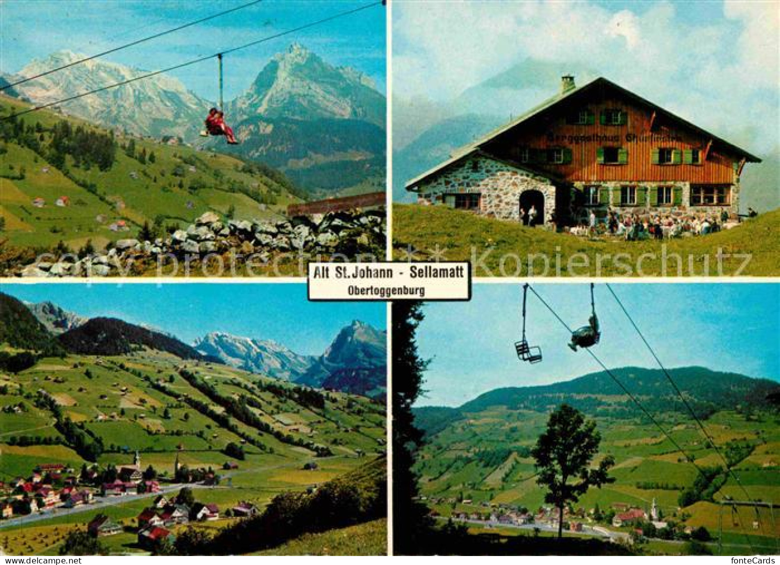 12677261 Sellamatt Sesselbahn Alt St. Johann Berggasthaus Alt St Johann - Other & Unclassified