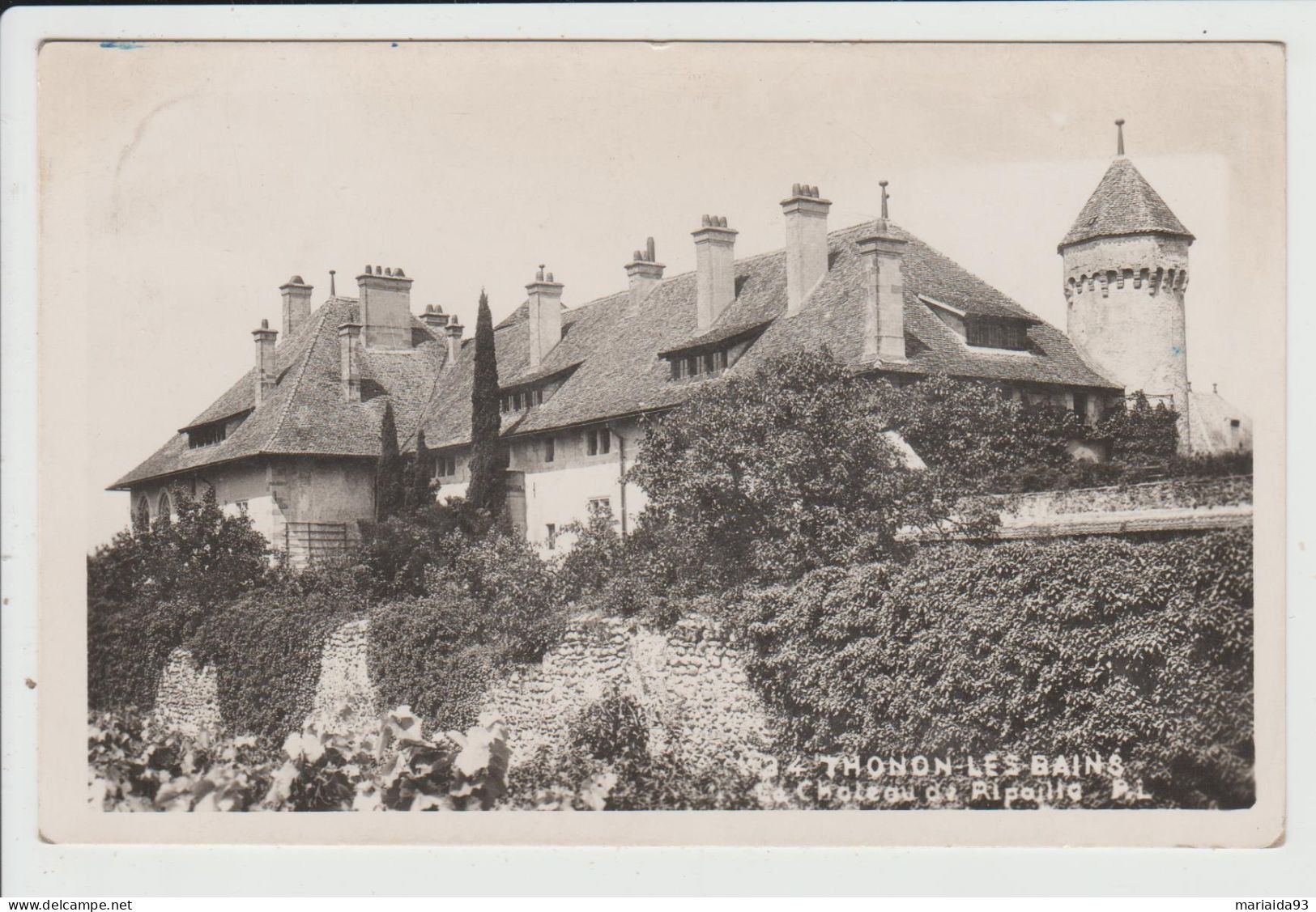 THONON LES BAINS - HAUTE SAVOIE - LE CHATEAU DE RIPAILLE - Thonon-les-Bains