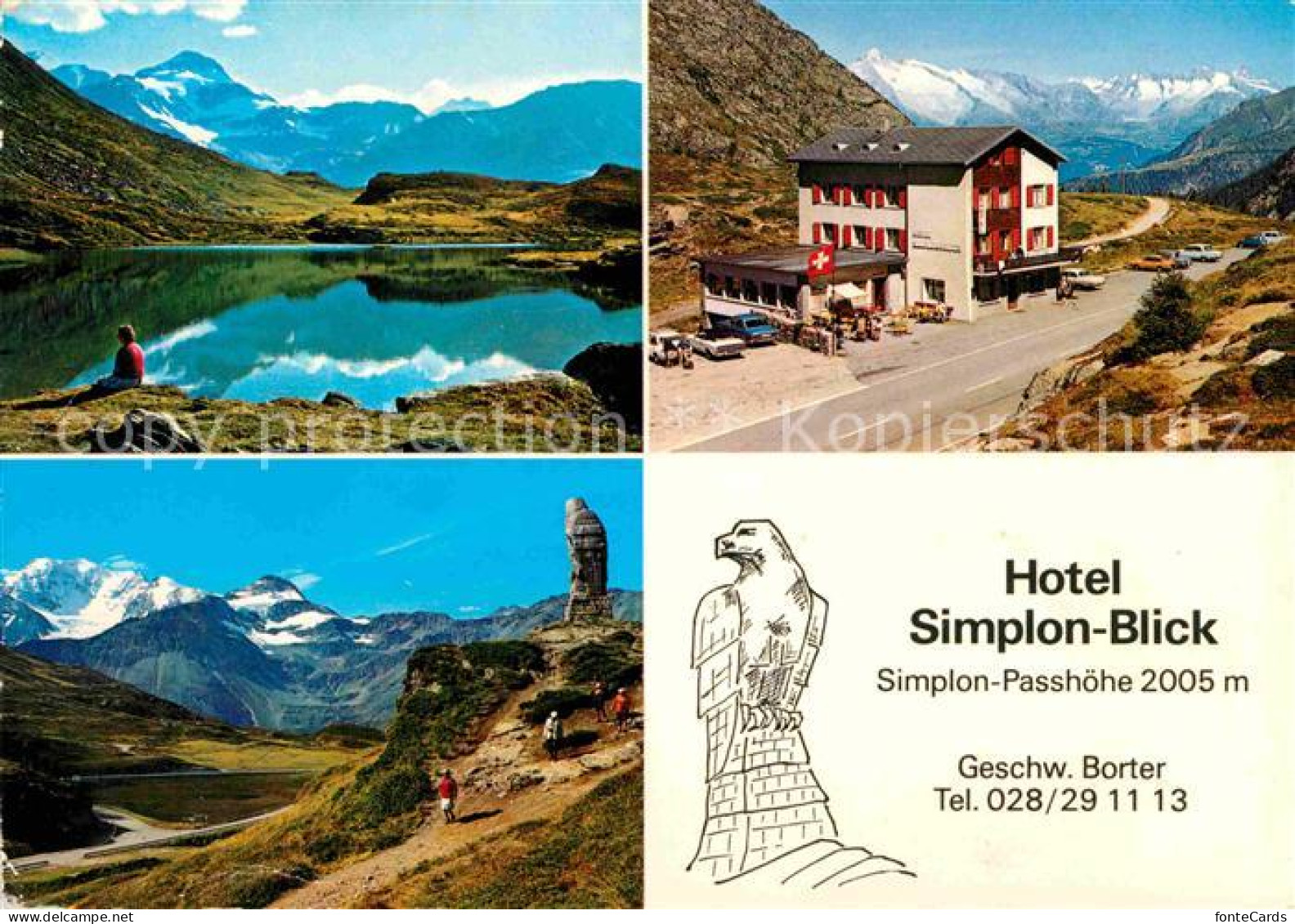 12677030 Simplonpass Hotel Simplon Blick Bergsee Panorama Simplon  - Andere & Zonder Classificatie