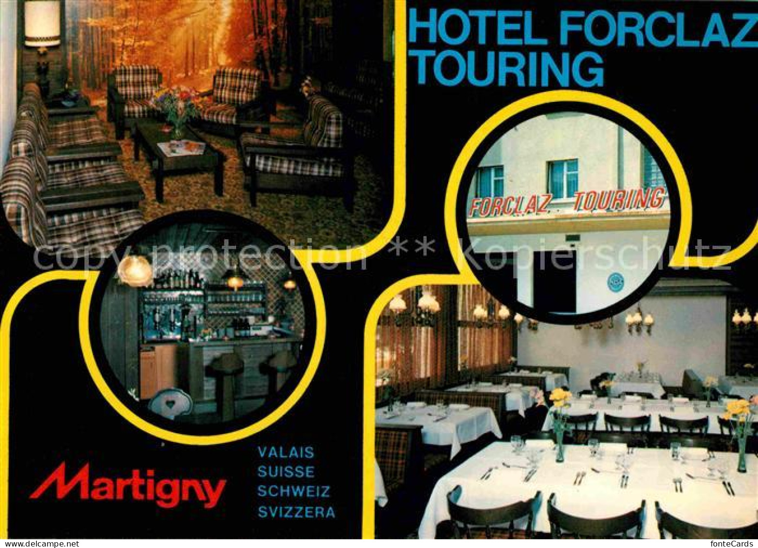 12677022 Martigny VS Hotel Forclaz Touring Bar Gastraeume Martigny - Andere & Zonder Classificatie