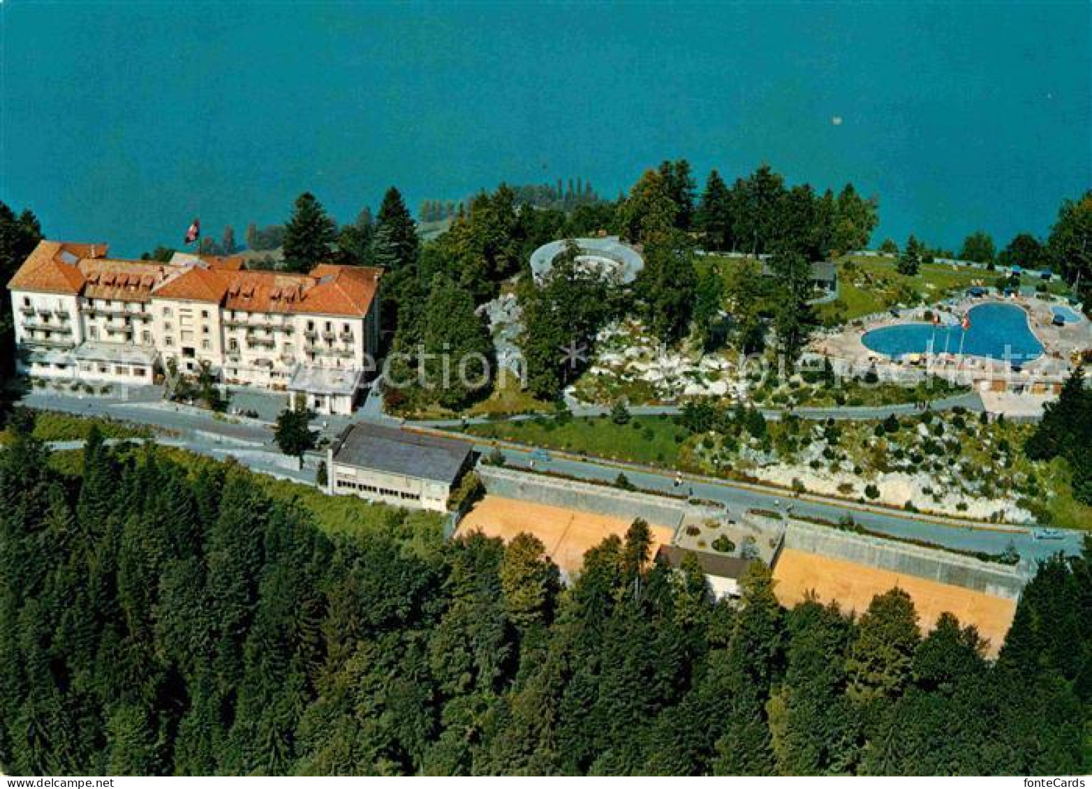 12677021 Buergenstock Vierwaldstaettersee Grand Hotel Buergenstock Mit Swimmingp - Andere & Zonder Classificatie