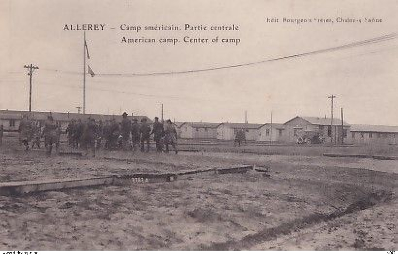 ALLEREY                   CAMP AMERICAIN      Partie Centrale - Weltkrieg 1914-18