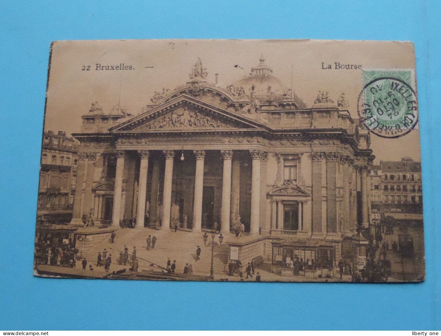 La BOURSE > Bruxelles ( Edit.: 22 ) Anno 1910 ( Zie / Voir Scans ) ! - Bauwerke, Gebäude