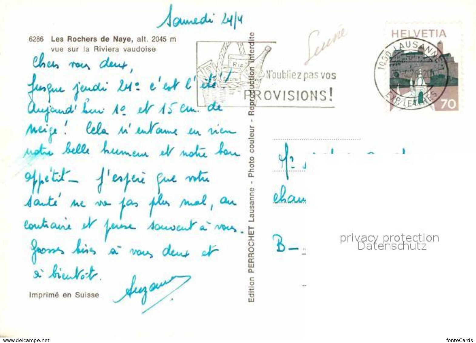 12675713 Rochers De Naye Vue Aerienne Sur La Riviera Vaudoise Rochers De Naye - Autres & Non Classés