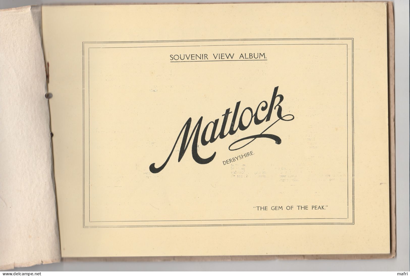 Matlock Souvenir - Otros & Sin Clasificación
