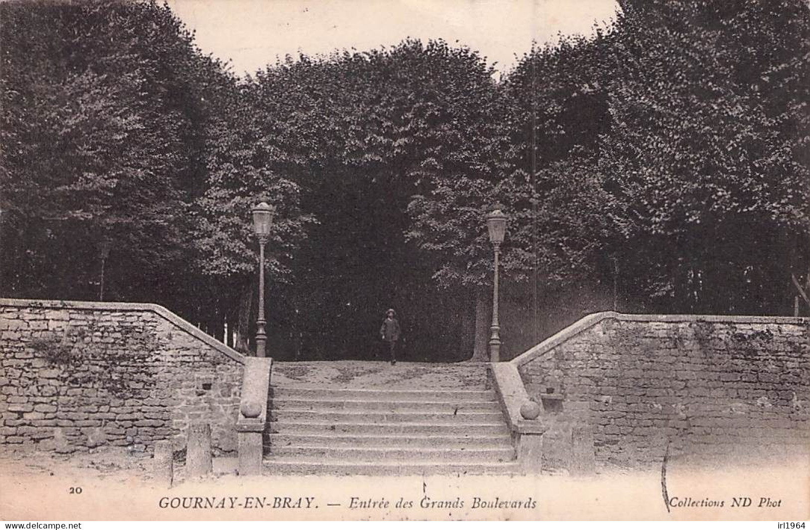 GOURNAY EN BRAY ENTREE DES GRANDS BOULEVARDS 1904 - Gournay-en-Bray