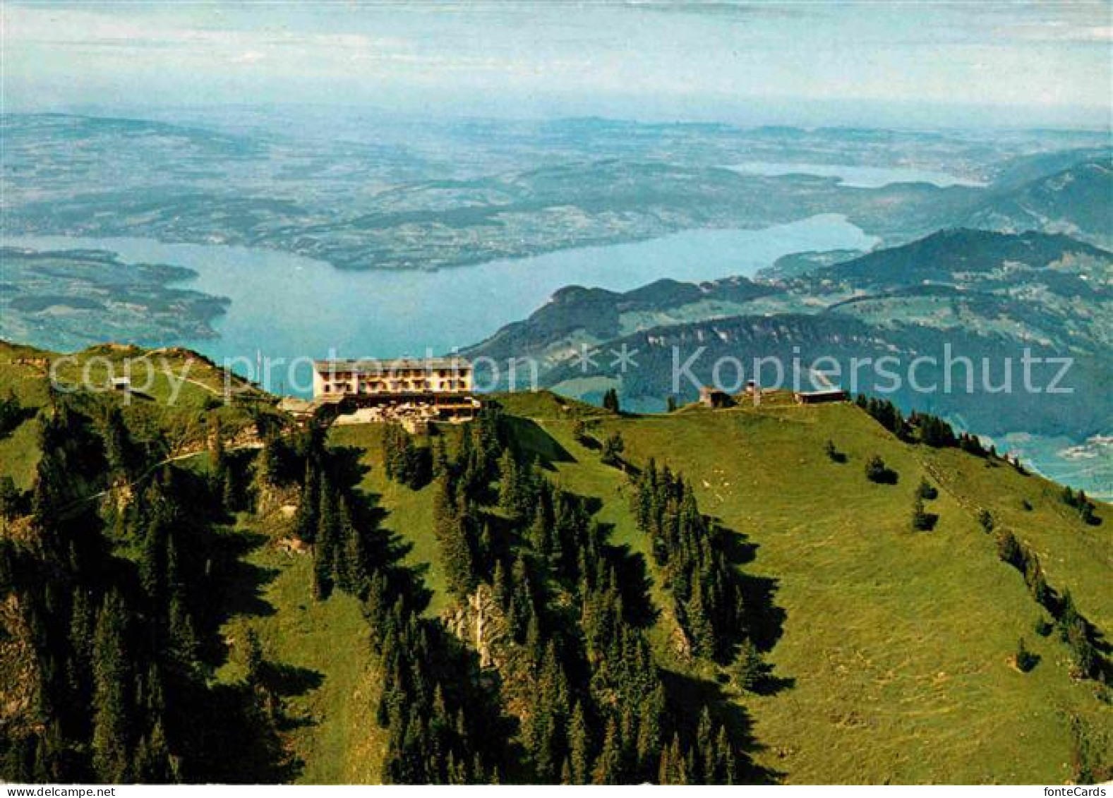 12675590 Stanserhorn Fliegeraufnahme Hotel Stanserhorn Mit Vierwaldstaettersee U - Sonstige & Ohne Zuordnung