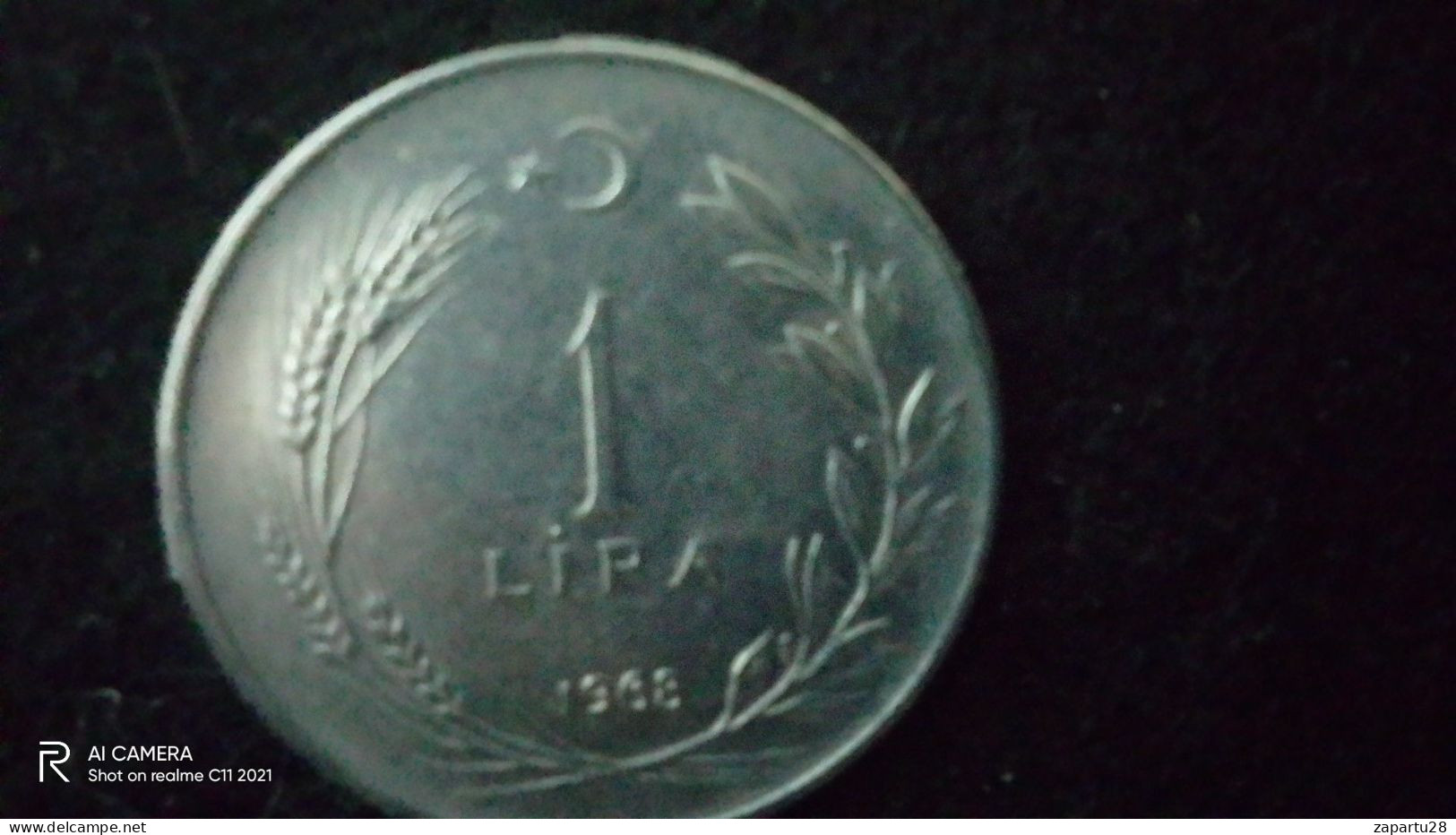 TÜRKİYE - 1962--   1  LİRA     - XF-   YÜKSEK KATALOG DEĞERİ - Turkey