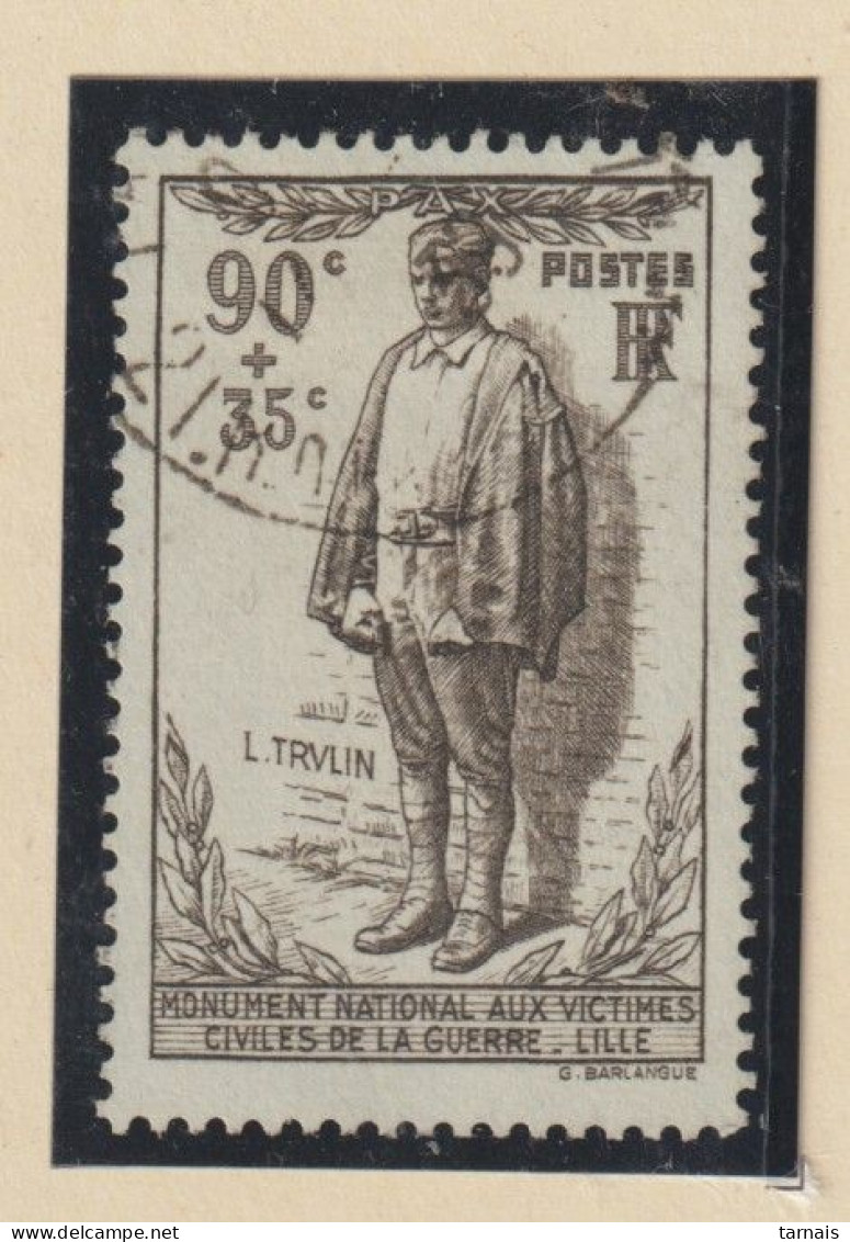 1939 N°420 Pour Les Victimes Civiles  Oblitéré (lot 33) - Used Stamps