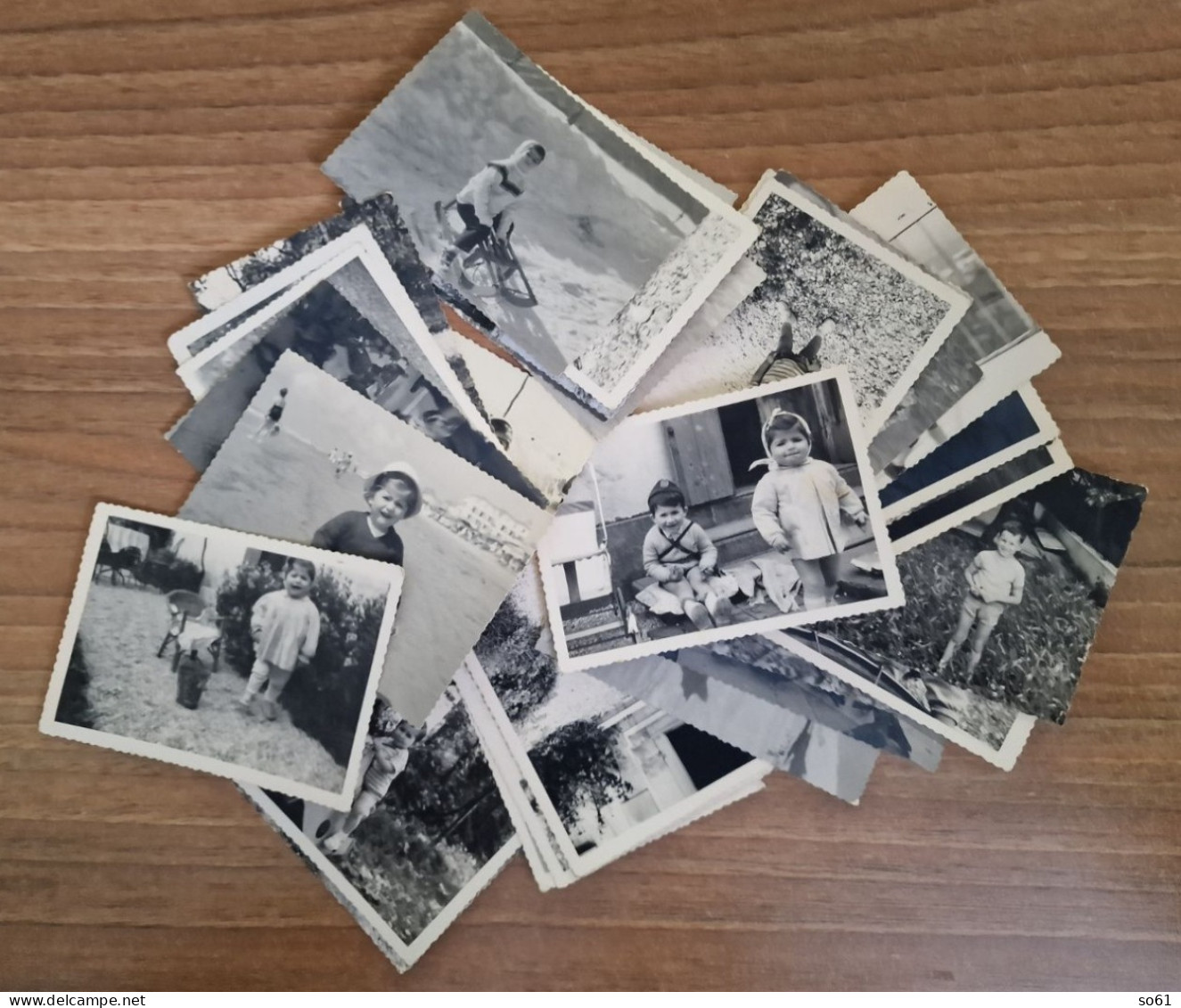 19385 Eb.  Lotto 34 Fotografie D'epoca  Bambini  Aa '50 -'60 Italia - 10x7 - Anonyme Personen