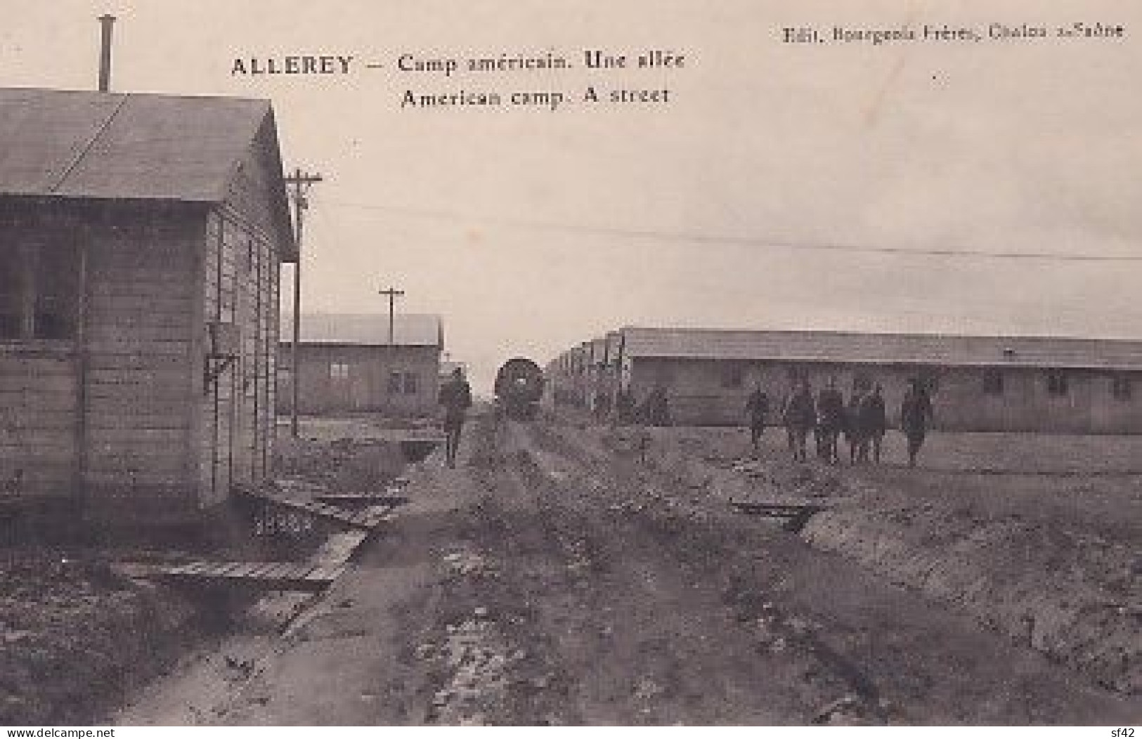 ALLEREY                   CAMP AMERICAIN           Une Allée - Weltkrieg 1914-18