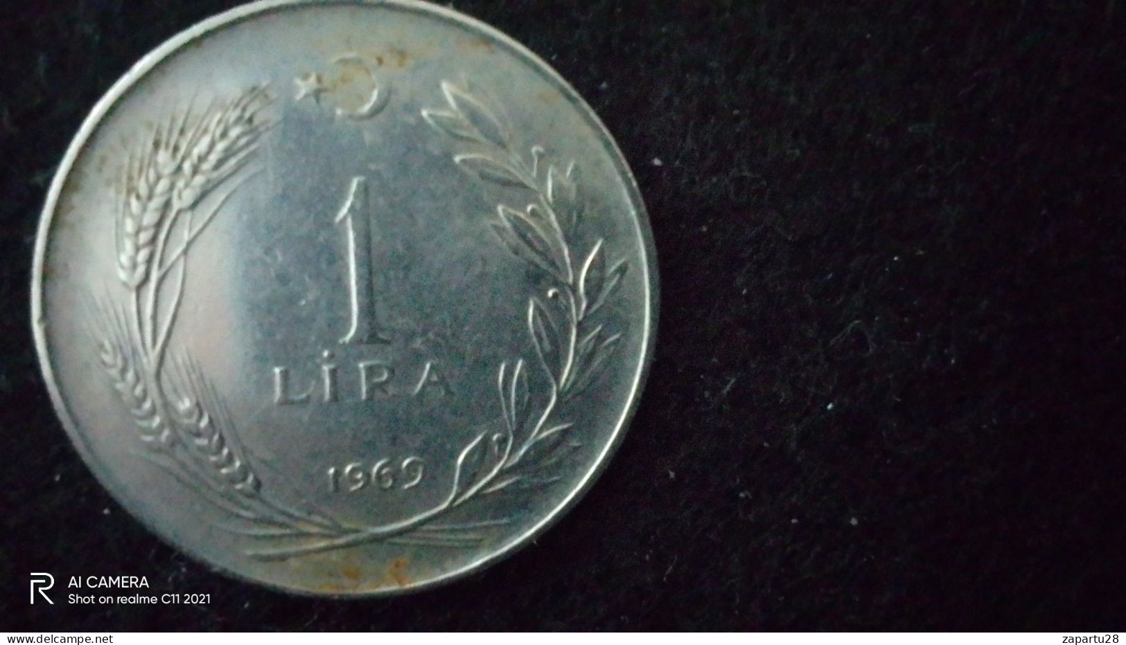 TÜRKİYE - 1969--   1  LİRA     - XF-   YÜKSEK KATALOG DEĞERİ - Turquia