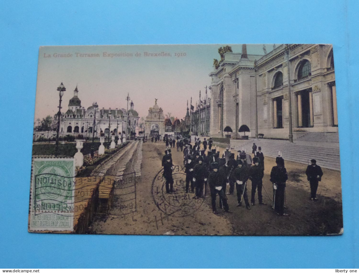 EXPO 1910 La Grande Terrasse > Bruxelles ( Edit.: Valentine ) Anno 19?? ( Zie / Voir Scans ) ! - Weltausstellungen
