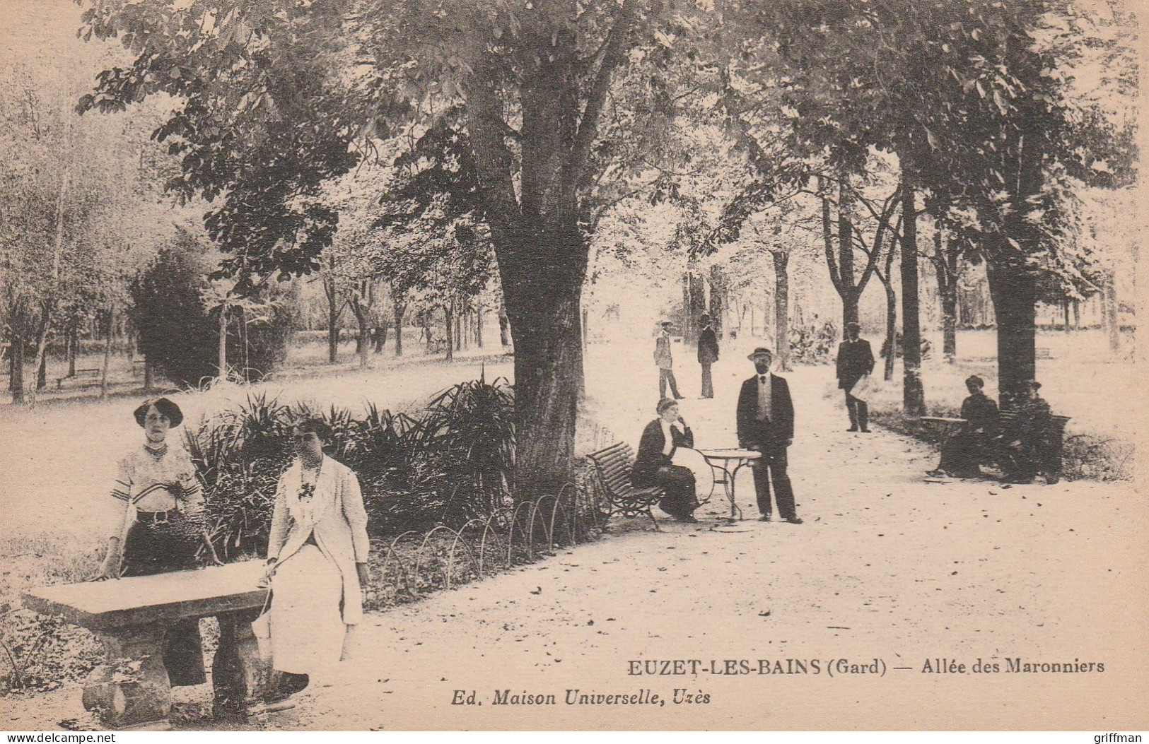 EUZET LES BAINS ALLEE DES MARONNIERS TBE - Autres & Non Classés