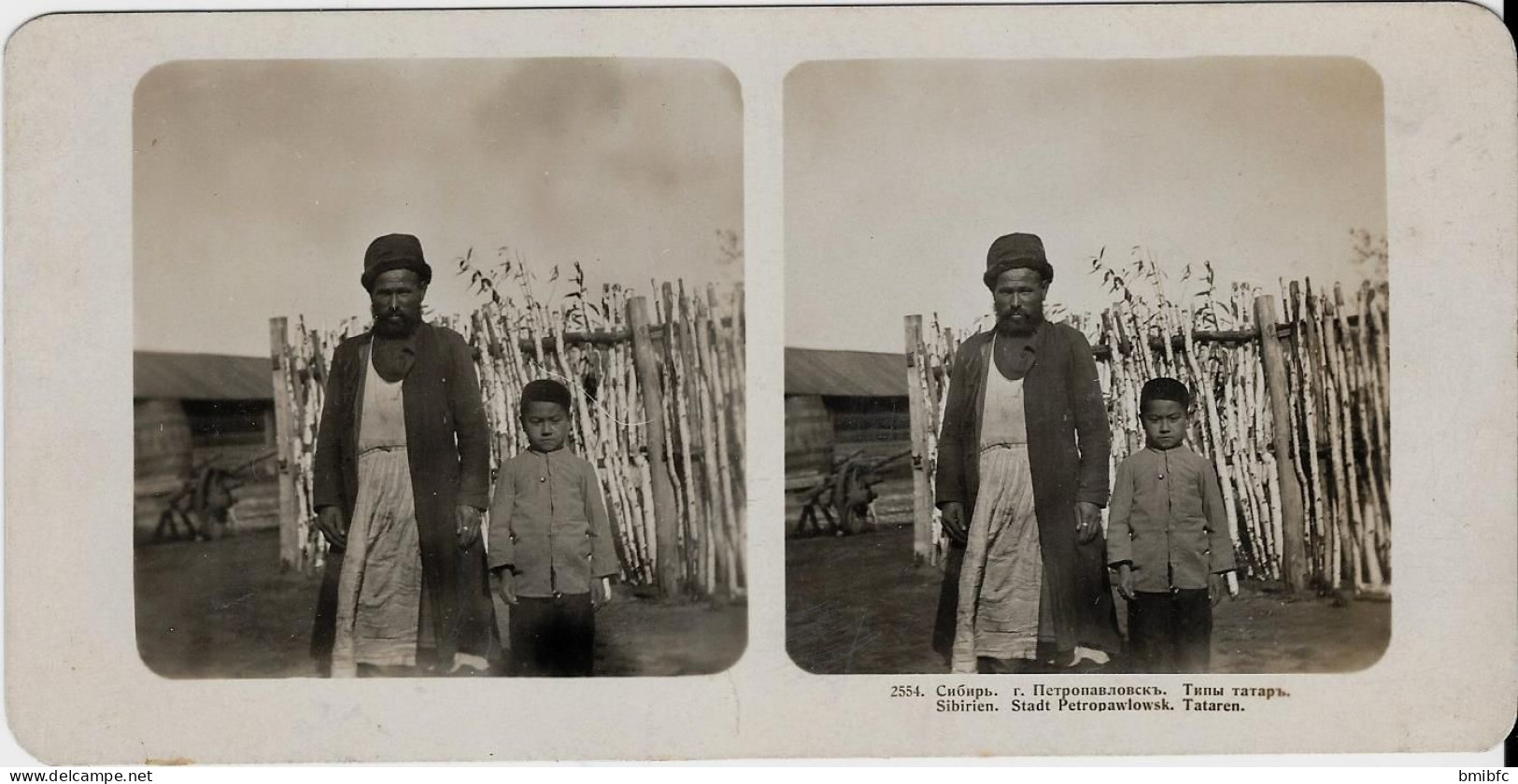 ...Stad Petropaw:lowsk. Tataren - Stereoscopic