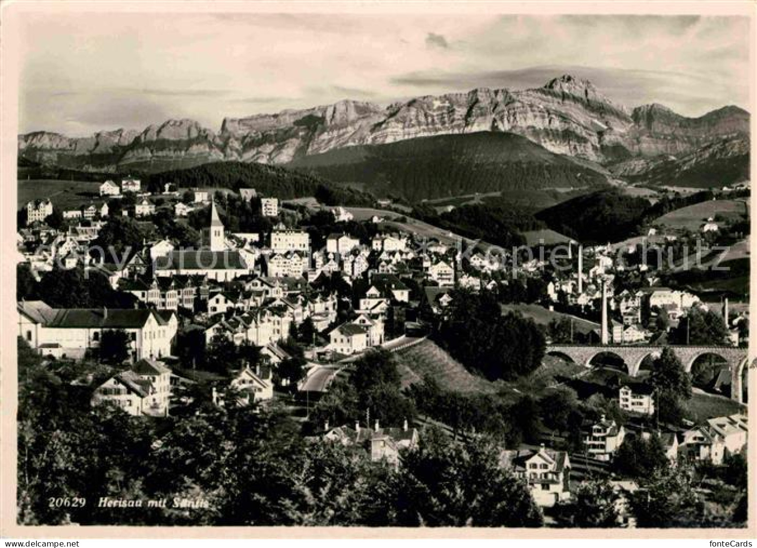 12672311 Herisau AR Gesamtansicht Mit Blick Zum Saentis Appenzeller Alpen Herisa - Altri & Non Classificati