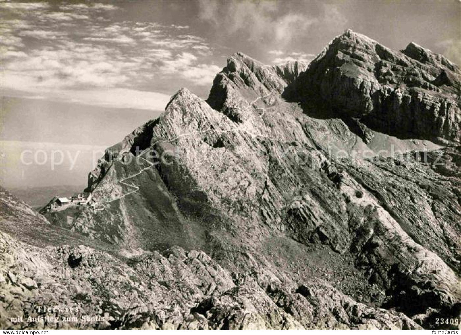 12672283 Tierwies Mit Aufstieg Zum Saentis Appenzeller Alpen Tierwies - Andere & Zonder Classificatie