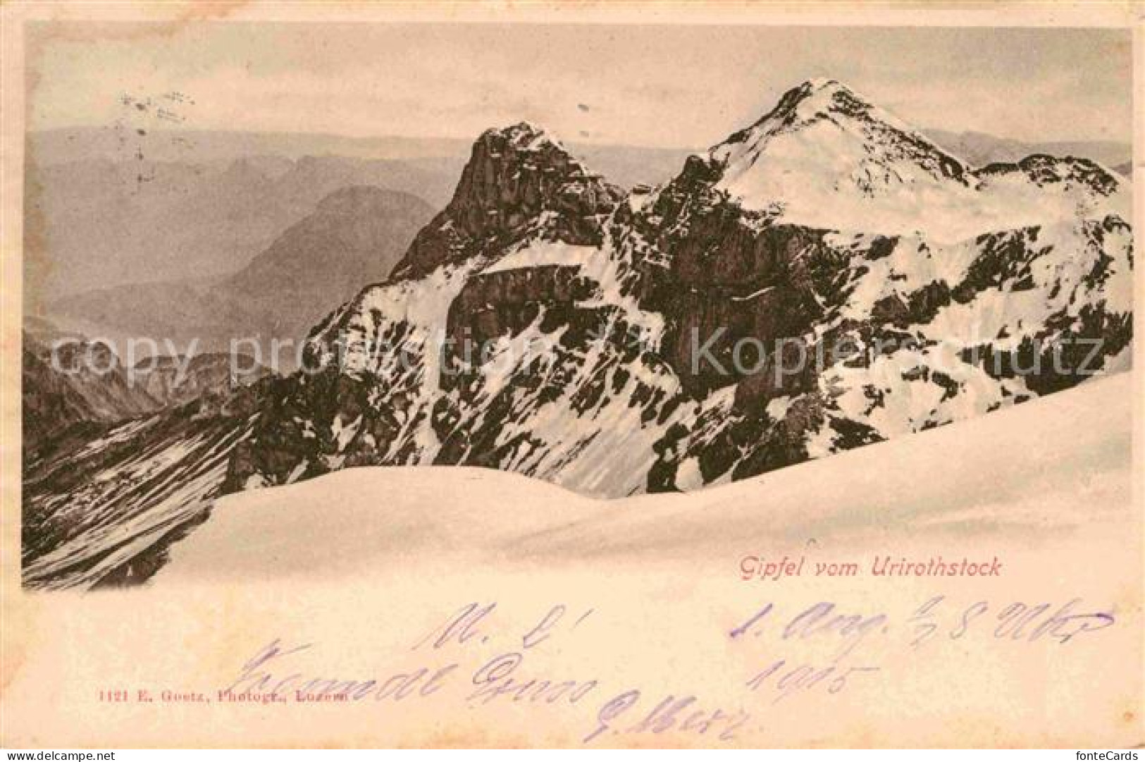 12672271 Isenthal Gipfel Vom Urirotstock Urner Alpen Isenthal - Otros & Sin Clasificación