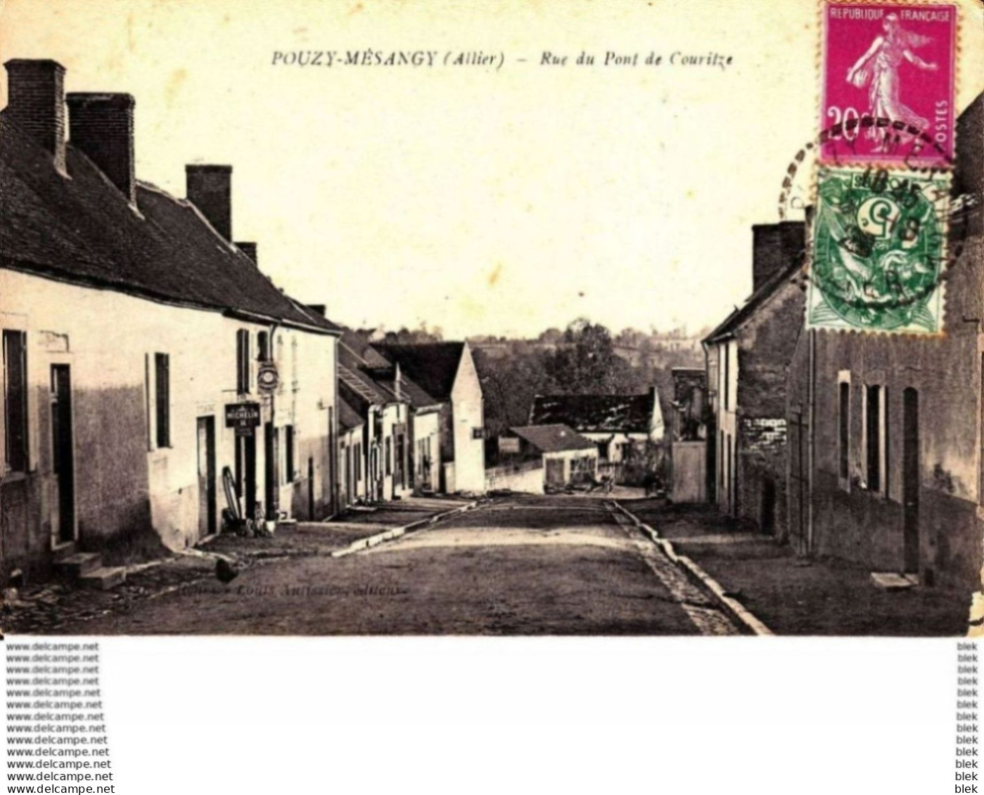 03. Allier : Pouzy  - Mésangey  : Rue Du Pont De Couritze . - Other & Unclassified