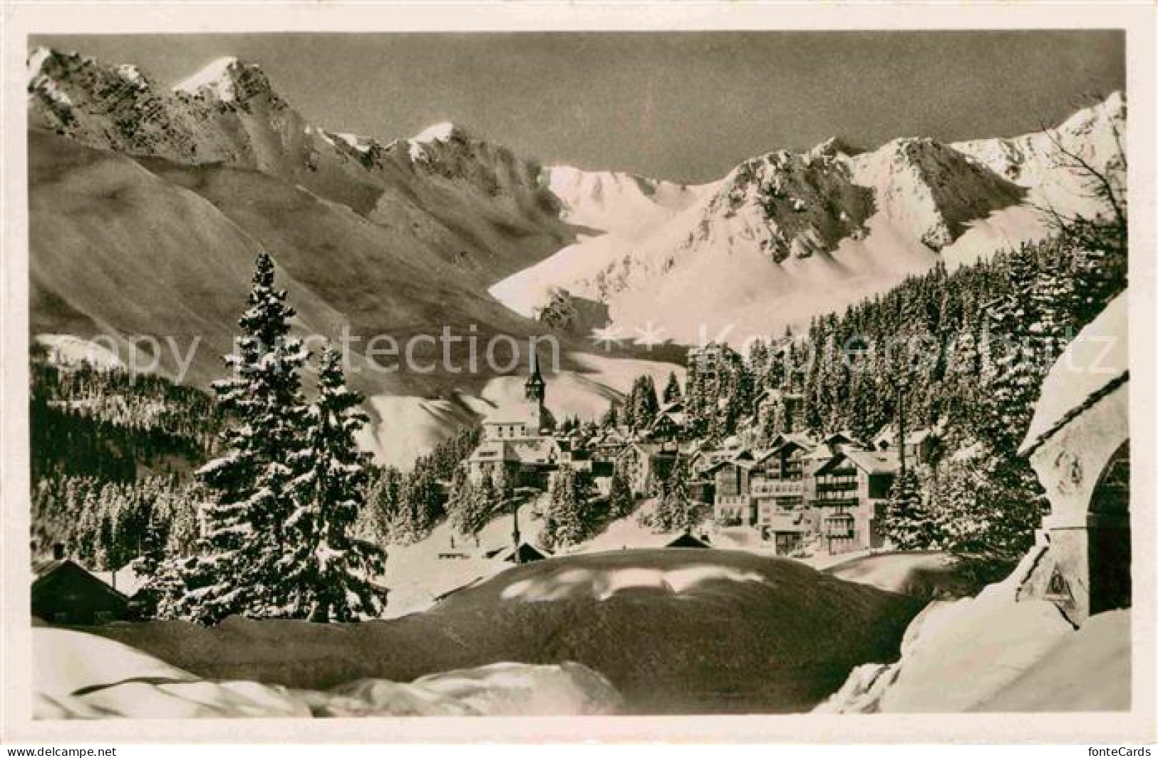 12672233 Arosa GR Winterpanorama Arosa - Altri & Non Classificati