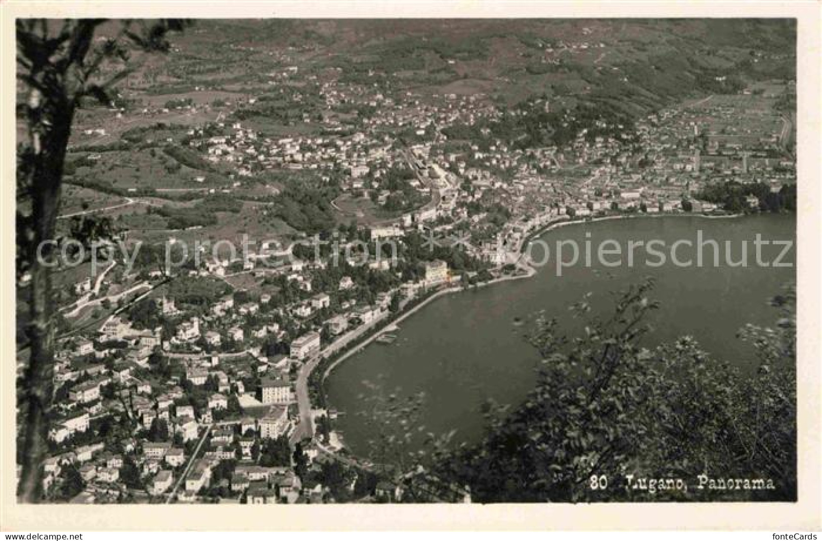 12671582 Lugano Lago Di Lugano Panorama Luganer See Lugano - Autres & Non Classés