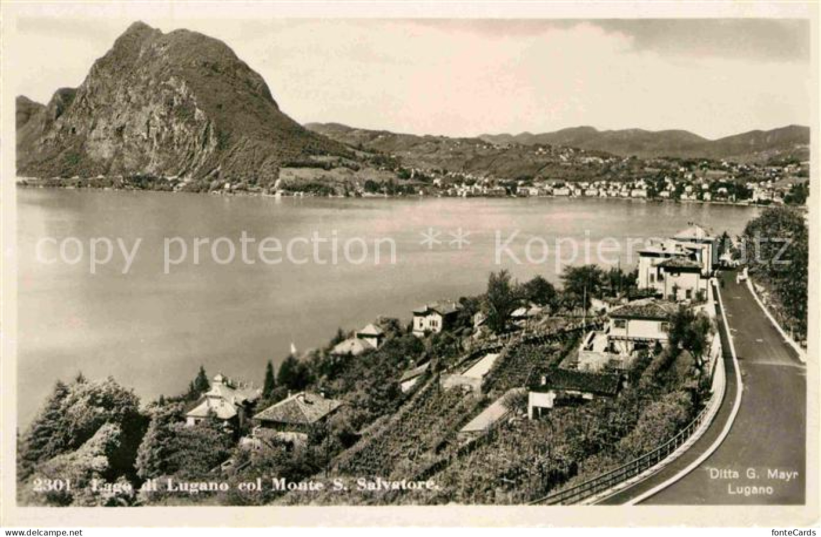 12671562 Lugano Lago Di Lugano Panorama Monte San Salvatore Luganer See Lugano - Autres & Non Classés