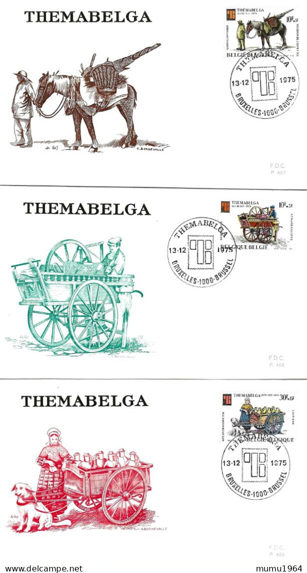 COB - FDC N° 464/69 - Timbre N° 1789/94 - 1971-1980