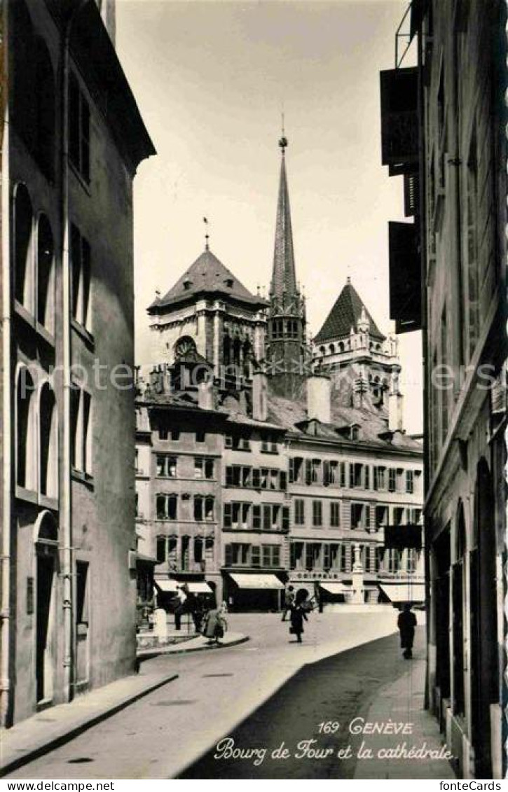 12671561 Geneve GE Bourg De Four Et La Cathedrale Kathedrale Geneve - Altri & Non Classificati