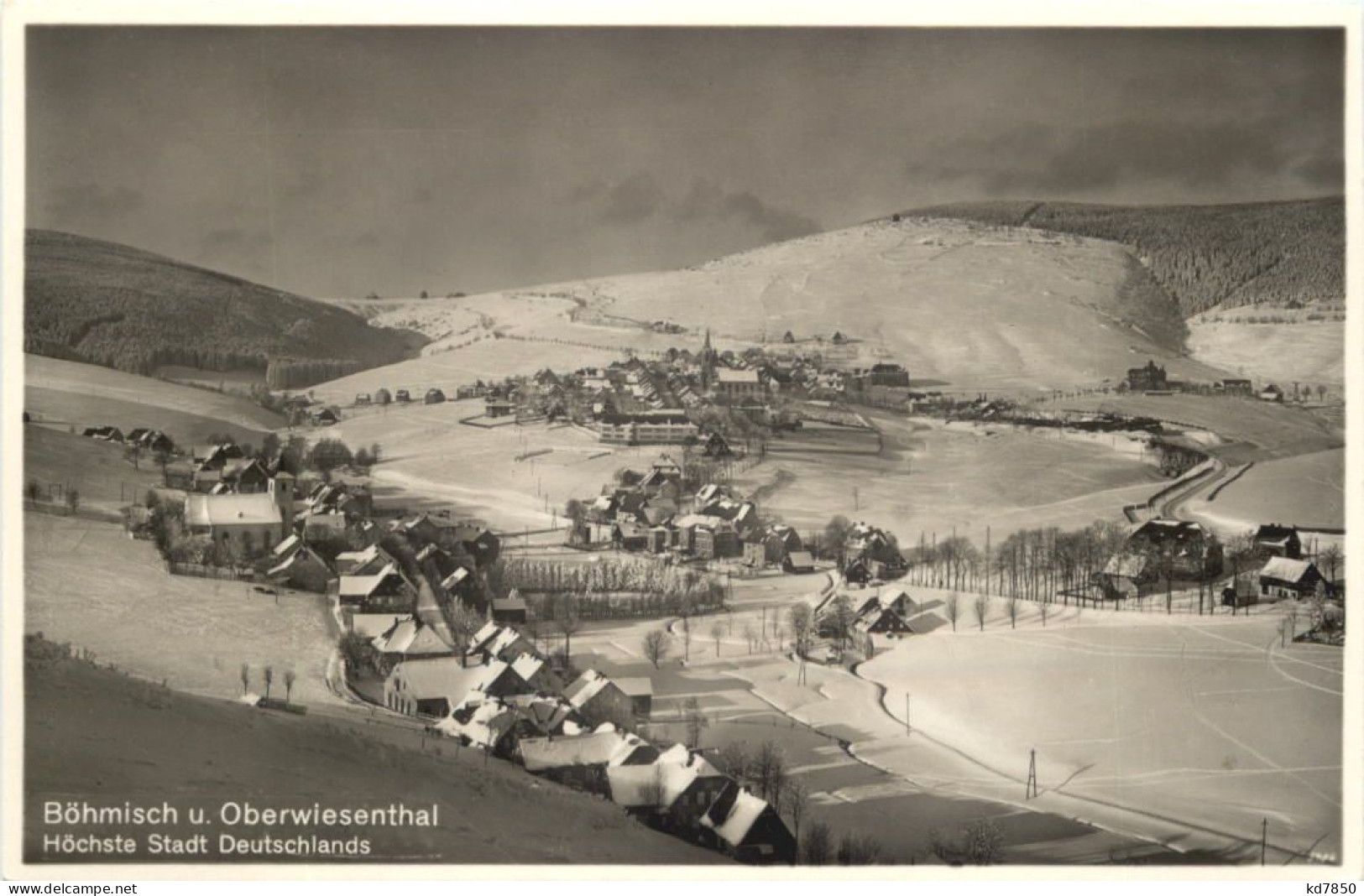 Böhmisch Und Oberwiesenthal - Oberwiesenthal