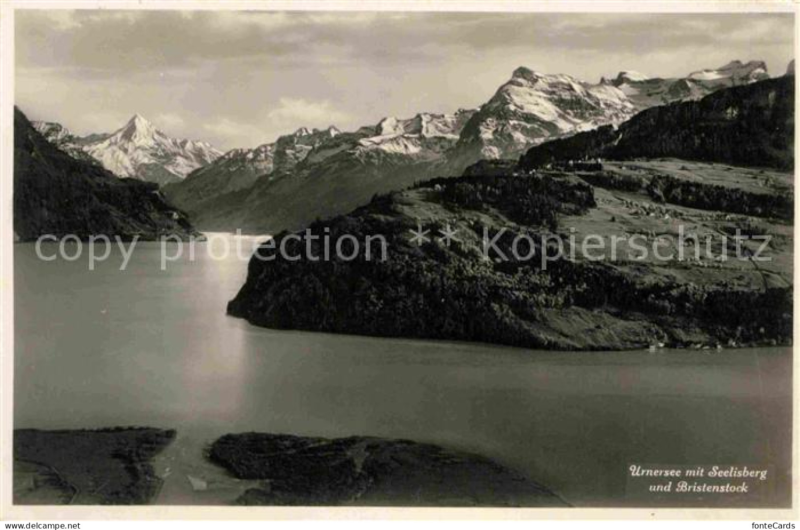 12671544 Urnersee Mit Seelisberg Und Bristenstock Alpenpanorama Urnersee - Altri & Non Classificati