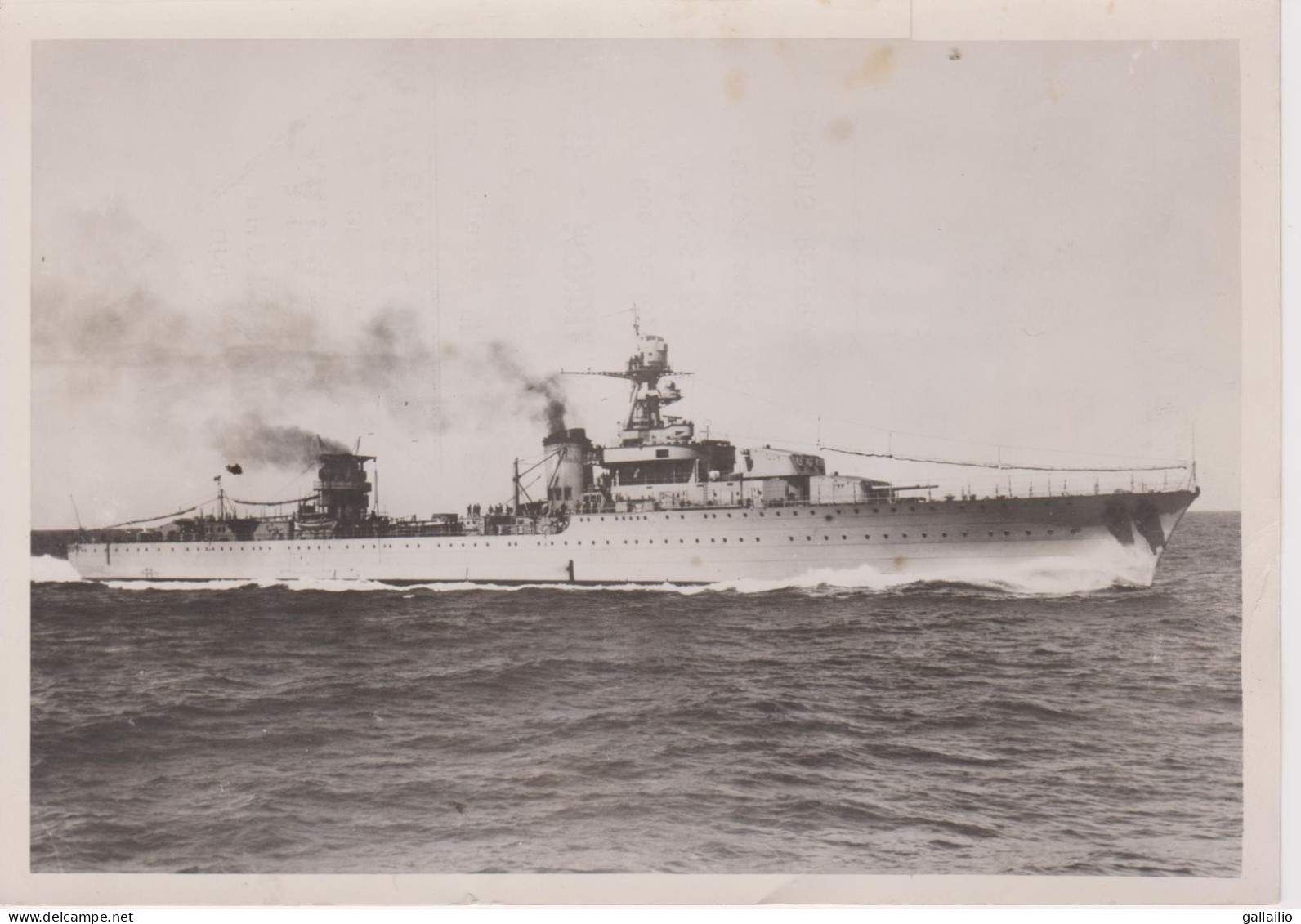PHOTO PRESSE LE CROISEUR EMILE BERTIN 8 MAI 1940 FORMAT 18 X 13 CMS - Schiffe