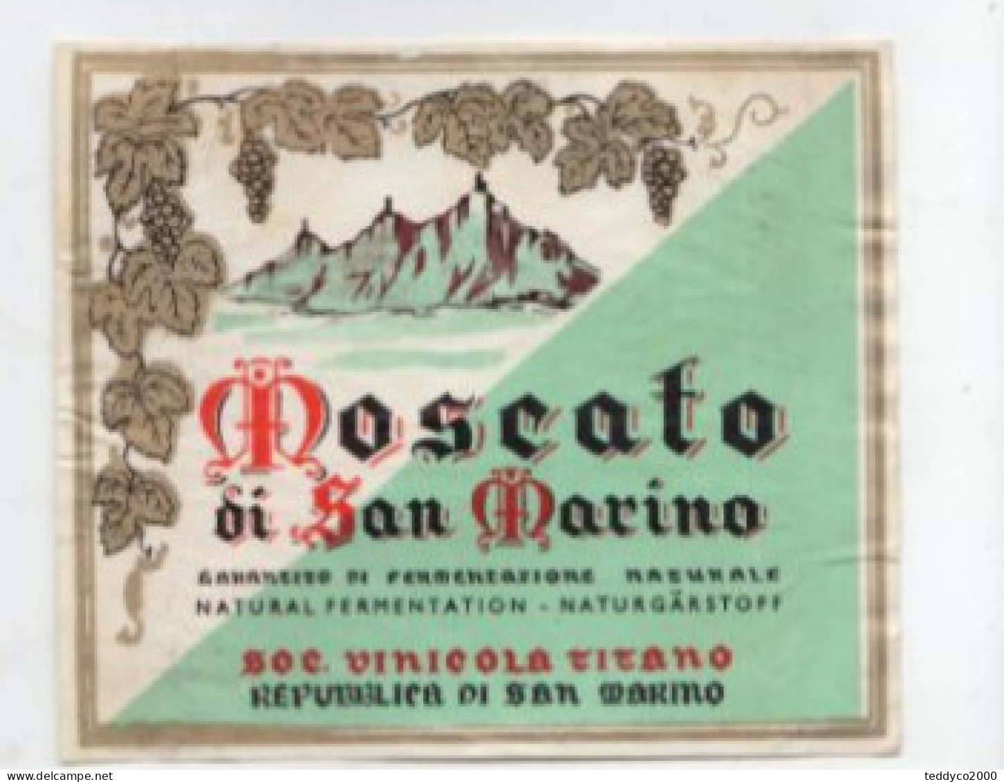 MOSCATO DI SAN MARINO - Witte Wijn