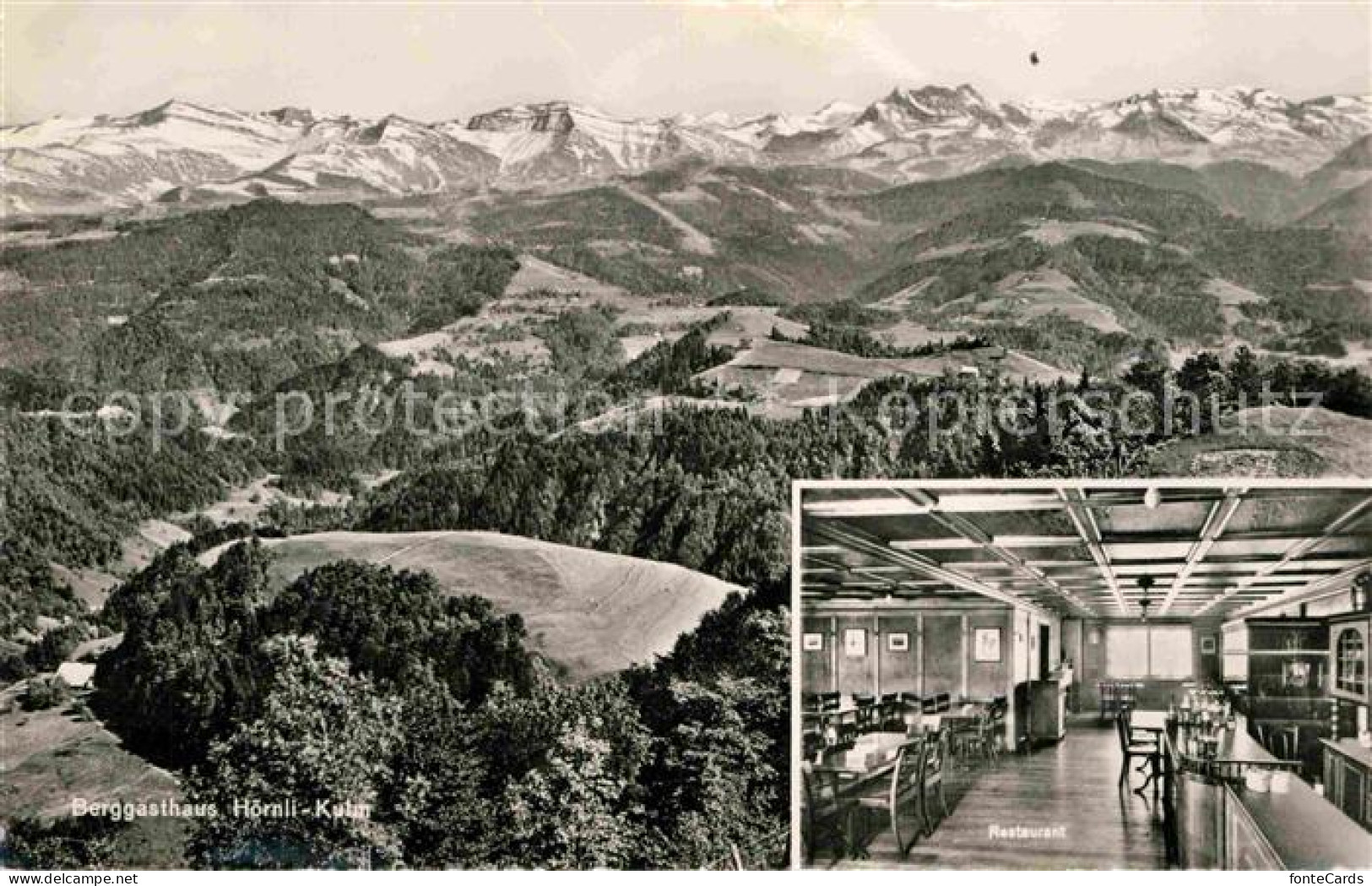 12670280 Hoernli Kulm Berggasthaus Rigi Des Zuercher Oberlandes Hoernli - Andere & Zonder Classificatie