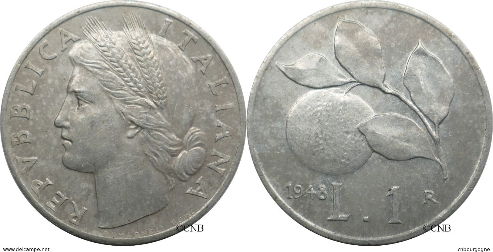 Italie - République - 1 Lira 1948 R - SUP/AU55 - Mon6515 - 1 Lira