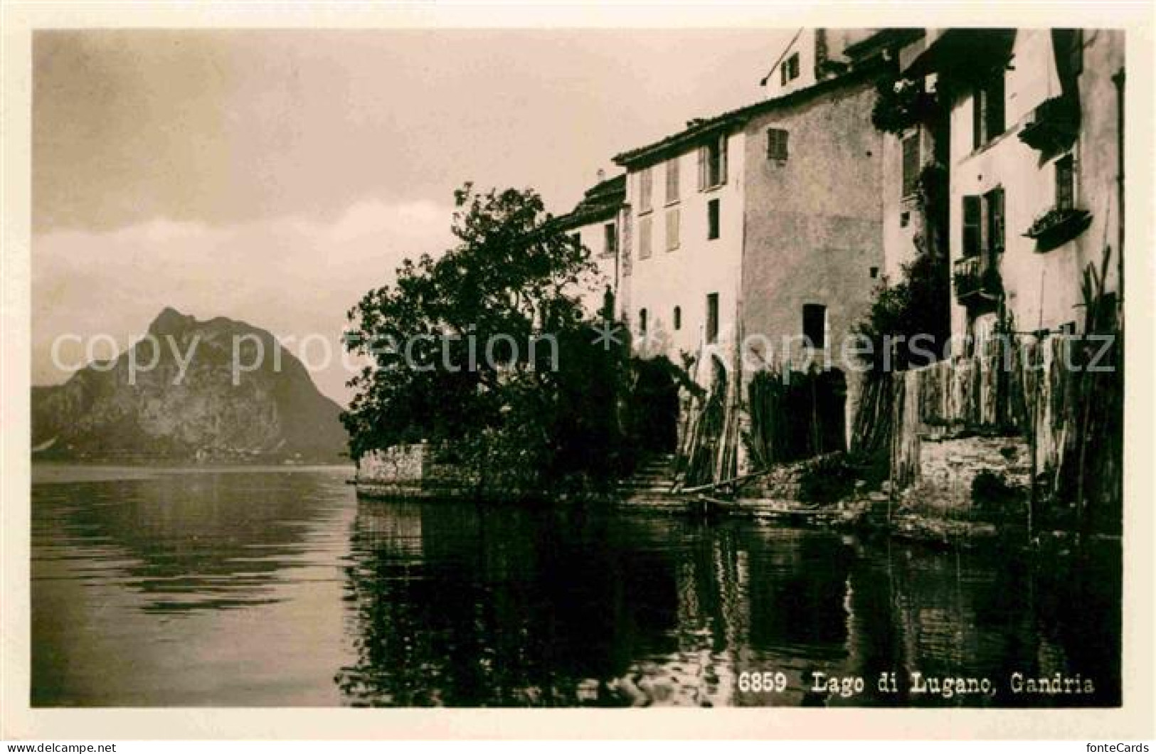 12670262 Gandria Lago Di Lugano Haeuser Am See Gandria - Autres & Non Classés